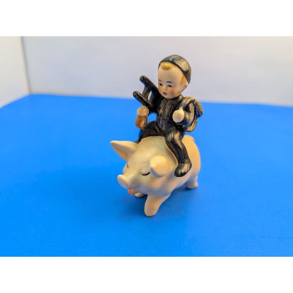 Hummel Chimney Sweep on Pig Figurine Spo 61 - TMK 4 1960-72